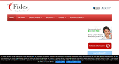 Desktop Screenshot of fidesspa.com
