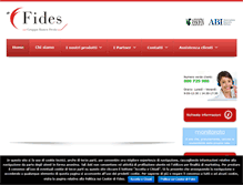 Tablet Screenshot of fidesspa.com